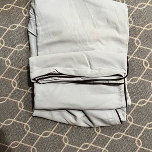 Restoration hardware light blue 2 duvet covers for twin 3window and pillow